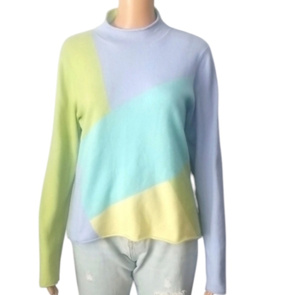 Pastel 100% cashmere spring sweater